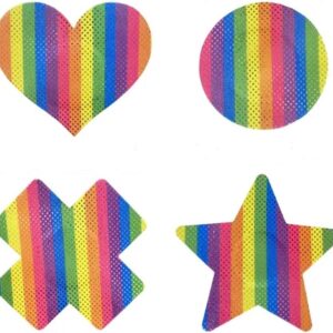LekkerStout® Pride Tepelstickers | Erotische Covers | Voor Sexy LGBTQ+ Koppels | Trots en Passie