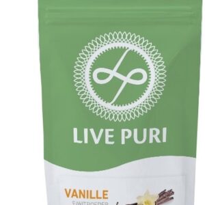 Live Puri Vanille Eiwitpoeder | Ongezoet | Geen suiker of zoetstof | Heerlijk romige vanille eiwitshake | Whey proteine | Caseinate proteine | Onze bestseller