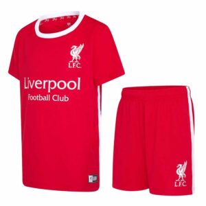 Liverpool Voetbaltenue Thuis Eigen Naam 2021-2022 - Kids