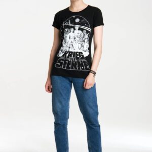 Logoshirt Vrouwen T-shirt Star Wars - Logo - Shirt met ronde hals van Logoshirt - zwart