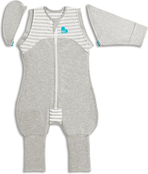 Love to Dream™ Swaddle Up™ Pyjama Baby - Inbakeren afbouwen - 3-6 maanden - 6-8.5 kg - All Season - Grijs