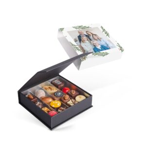 Luxe bonbon giftbox bedrukken - Kerst (16 stuks)