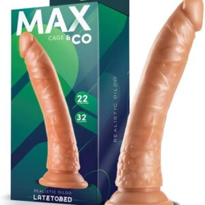 MAX and CO - Cage Realistic Dildo Flesh 8,65 - 22 Cm