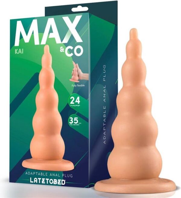 MAX and CO - Kai Adaptable Butt Plug Flesh 9,4 - 24 Cm