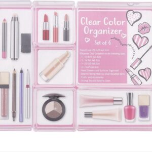 Make-up - Organizer - 6 Opbergvakken - Transparant