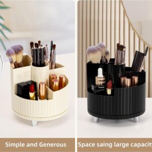 Make-up cosmetische organizer, 360° roterende lippenstift schoonheidsorganizer, multifunctionele cosmetische make-up organizer - Wit