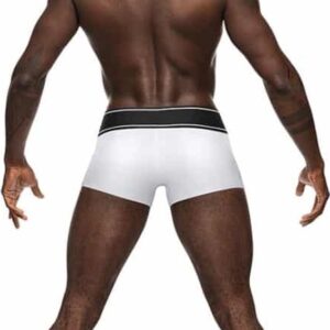 Male Power 153275whmd - Erotisch Heren Ondergoed - Boxershort - Wit+zwart - M