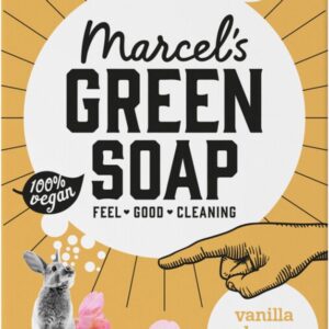 Marcel's Green Soap Body bar Vanilla & Cherry Blossom - 150 gr