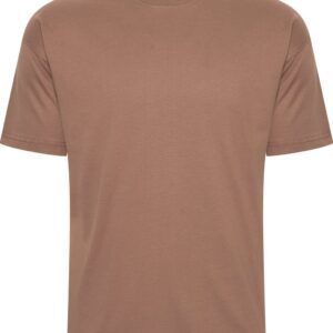 Mario Russo Oversized T-shirt - T-shirts Heren - Katoen - 3XL - Bruin