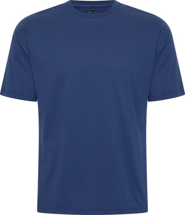 Mario Russo Oversized T-shirt - T-shirts Heren - Katoen - 3XL - Navy