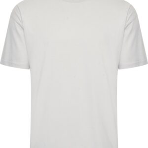 Mario Russo Oversized T-shirt - T-shirts Heren - Katoen - L - Lichtgrijs