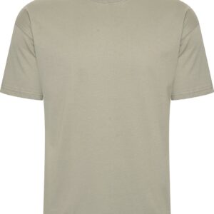 Mario Russo Oversized T-shirt - T-shirts Heren - Katoen - M - Lichtgroen