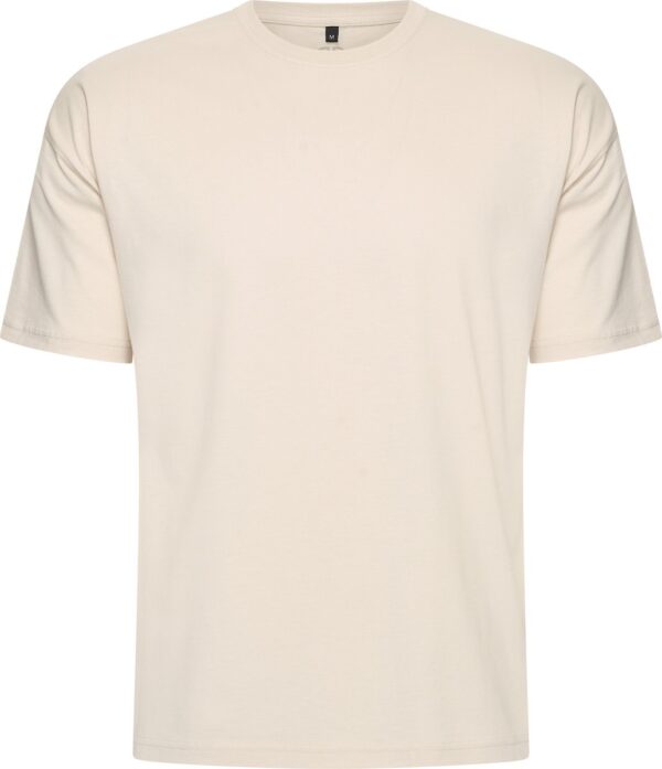 Mario Russo Oversized T-shirt - T-shirts Heren - Katoen - XL - Ecru