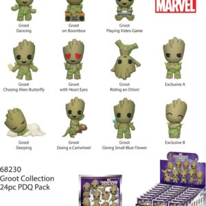 Marvel: Guardians of the Galaxy - Groot Collection 3D Bag Clip (prijs per stuk)