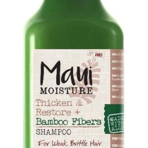 Maui Moisture Thicken & Restore Bamboo Fiber Shampoo 385 ml - vrouwen - Voor Verzwakt en breekbaar haar