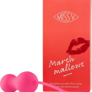 Miss V Marshmallows Love Balls Vaginale Balletjes - Roze - Ø 35 mm