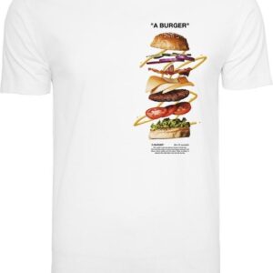 Mister Tee - A Burger Heren T-shirt - L - Wit
