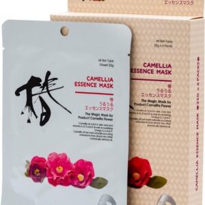 Mitomo Camellia Flower Gezichtsmasker - Gezichtsmasker Verzorging - Face Mask Beauty - Face Mask Japans - Gezichtsverzorging Dames - Japanse Gezichtsmaskers - Rituals Skincare Sheet Mask - 10 Stuks