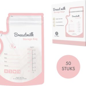 Moedermelk Bewaarzakjes - Borstvoeding - Kolven - Zakjes - 250ML - 50 Stuks - BPA Vrij