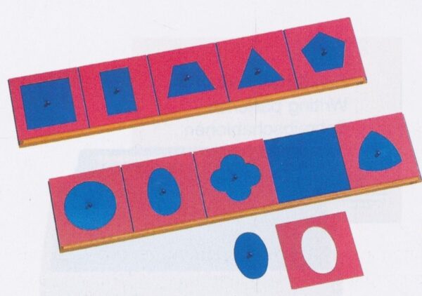 Montessori Metalen Inlegfiguren (zie omsch)