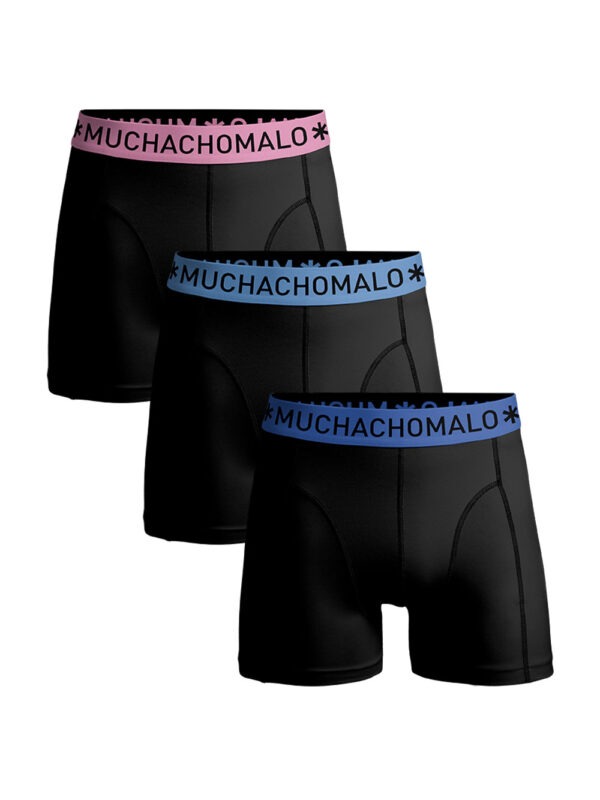 Muchachomalo Boxershorts Microfiber 3-pack Black/Black/Black