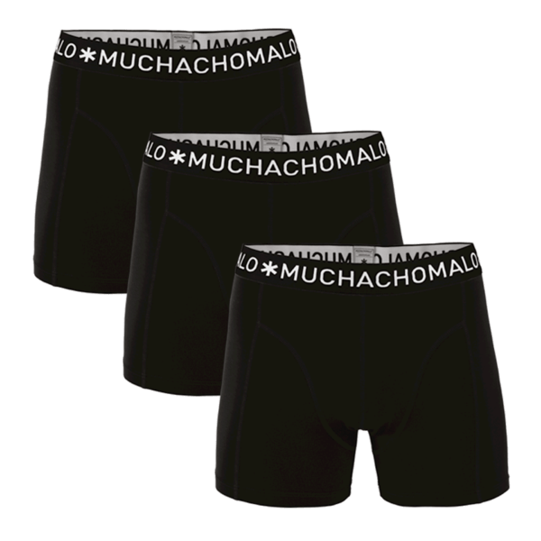 Muchachomalo Boxershorts Solid185 3 pack