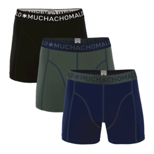 Muchachomalo Boxershorts Solid186 3 pack