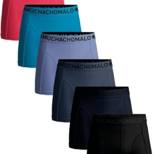 Muchachomalo Heren Boxershorts - 6 Pack - Maat L - 95% Katoen - Mannen Onderbroeken
