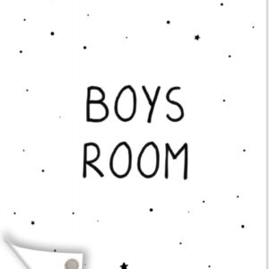 Muurdecoratie Quotes - Boys room - Spreuken - Jongens - Kind - 120x180 cm - Tuinposter - Tuindoek - Buitenposter