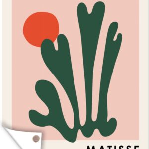 Muurdecoratie buiten Matisse - Kunst - Abstract - Zon - 120x160 cm - Tuindoek - Buitenposter