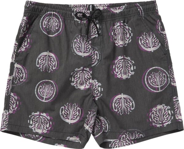 Mystic Artwork Swim Boardshort - 2023 - Deep Purple - XL