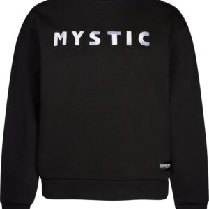 Mystic Brand Crew Trui Women - Black - M