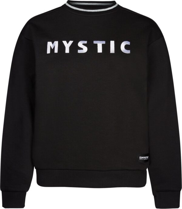 Mystic Brand Crew Trui Women - Black - M