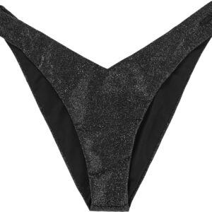 Mystic Bruna Bikini Bottom - 2023 - Black / Glitter - 42