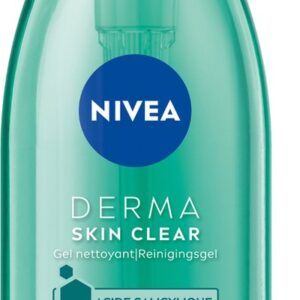 NIVEA DERMA Skin Clear Reinigingsgel - Reinigingsgel - Voor de onzuivere huid - Met Salicylzuur (AHA) en Niacinamide - 150 ml