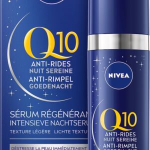 NIVEA Q10 Serum Gezicht - Anti-rimpel - Geschikt voor de nacht - Gezichtsserum Rijk aan pro-vitamine B5 - 30 ml