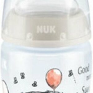 NUK | First Choice+ | Winnie de Poeh Ezel | babyfles | 0-6 maanden | temperatuurcontrole | 150 ml 0-6 maanden