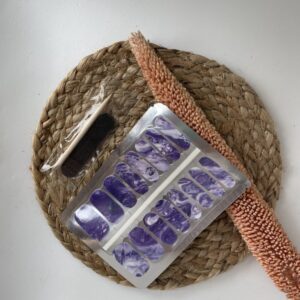 Nailwraps Purple Paradise bundel - Zonder UV lamp - Geen droogtijd - Thuismanicure - Meerkleurig - Nagelstickers - Nailart