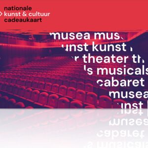 Nationale Kunst & Cultuur Cadeaukaart - Waarde €25,00 - Te besteden bij theaters, musea en monumenten