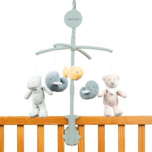 Nattou Baby Muziek Box Mobiel - Romeo, Jules en Sally - Marmergroen