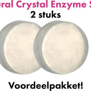 Natural Crystal Enzyme Soap | 2 stuks | Whitening Soap | Natural | Vegan | Feminine Hygiene | Organic | Herbal Yoni Soap Bar