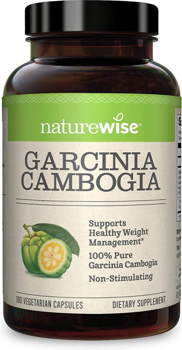 NatureWise - Garcinia Cambogia 500mg - 180 Capsules