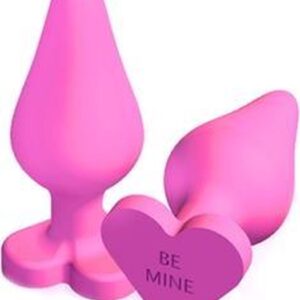 Naughty candy heart - be mine - Buttplug - Blush
