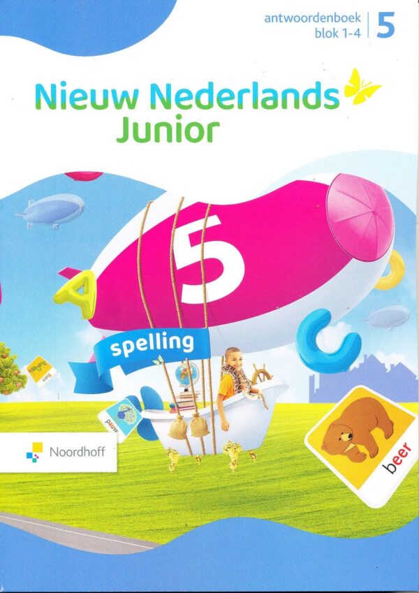 Nieuw Nederlands Junior Spelling Antwoordenboek blok 1-4 groep 5