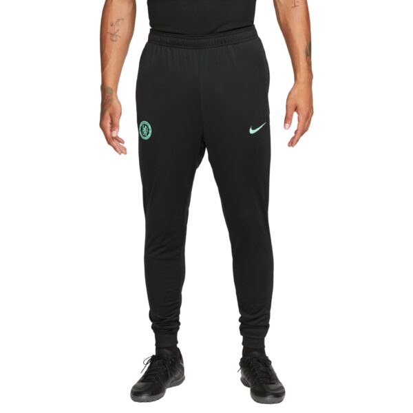 Nike Chelsea Strike Track Trainingsbroek 2023-2024 Zwart Mintgroen