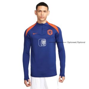 Nike Nederland Strike Trainingstrui 1/4-Zip 2024-2026 Blauw Oranje