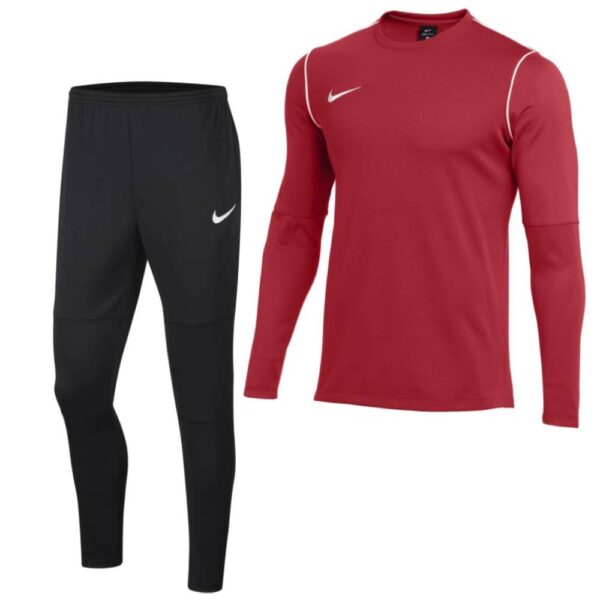 Nike Park 20 Crew Trainingspak Rood Wit