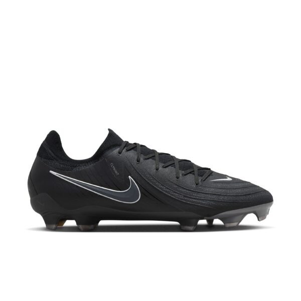 Nike Phantom GX II Pro Gras Voetbalschoenen (FG) Zwart Donkergrijs