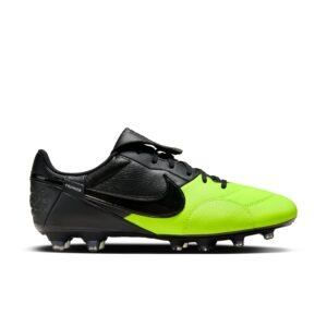 Nike Premier III Gras Voetbalschoenen (FG) Zwart Felgeel