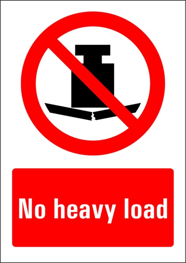 No heavy load bord - kunststof 148 x 210 mm